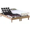 Image de Lit électrique relaxation à plots + matelas 100% latex 90 x 190