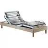 Image de Relaxation mémoire lattes multi-lattes gris clair 90x190