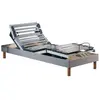 Image de Lit électrique relaxation matelas mousse 35hr gris 90 x 190