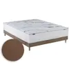 Image de Matelas mousse elysia sommier chenille bouclettes moka moka 140 x 200