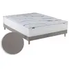 Image de Matelas mousse elysia sommier chenille bouclettes gris gris 140x200