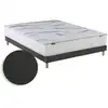 Image de Matelas mousse hd serena sommier chenille gris anthracite 140x190