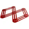 Image de Dessous de plat étirable en inox 19x35 cm rouge en acier inoxydable