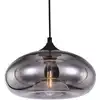 Image de Suspension en verre gris, d.28 cm