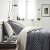 Image de Housse de couette en coton bleu 200x200