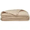 Image de Couvre lit en gaze de coton biscuit 260x240