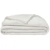 Image de Plaid en gaze de coton blanc 130x170
