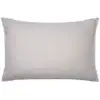 Image de Taie d'oreiller en satin de coton gris 50x75