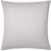 Image de Taie d'oreiller en satin de coton gris 65x65