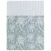 Image de Drap plat en percale de coton bleu 270x300
