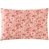 Image de Taie d'oreiller en percale de coton rose 50x75