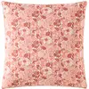Image de Taie d'oreiller en percale de coton rose 65x65