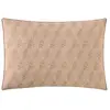 Image de Taie d'oreiller en percale de coton beige 50x75