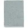 Image de Serviette de bain unie en coton gris Plume 55x100
