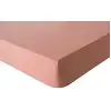 Image de Drap housse en coton rose solaire 90x190 Made in France