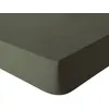 Image de Drap housse en coton vert 140x190