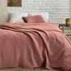 Image de Couvre lit en coton rose 260x240
