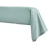 Image de Taie de traversin en percale de coton bleu archipel 43x190