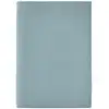 Image de Drap plat en percale de coton bleu glacier 240x300