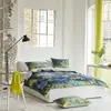 Image de Housse de couette imprimée en percale multicolore 140x200