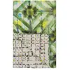Image de Courtepointe imprimée en coton vert forêt 140x220cm