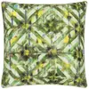 Image de Housse de coussin imprimée en coton vert forêt 60x60cm