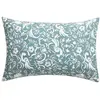 Image de Taie d'oreiller en percale de coton bleu 50x75cm