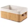 Image de Panier de rangement en bambou 32x25cm