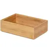 Image de Boîte de rangement en bambou naturel 22,5x15cm