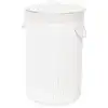 Image de Panier à linge blanc H60cm