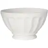 Image de De 2 bols à côtes 13 cm (lot blanc en porcelaine