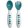 Image de Set de 2 couverts ergonomiques 2ème âge bleu