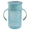 Image de Béaba Tasse Apprentissage 360° Anti-Fuite Poignées Amovibles Bleu 340 mL