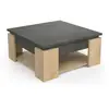 Image de Table basse l80 cm - effet bois clair