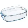 Image de Cocotte rectangulaire essentials 37 x 22 cm transparent / cristal en