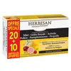 Image de Herbesan Propolis + Gel ©e Royale 20 ampoules de 10ml + 10 offertes