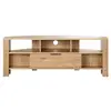 Image de Meuble tv d'angle 1 tiroir décor chêne - l120 cm