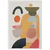 Image de Tapis rectangulaire écru à motifs géométriques - 160x230 cm