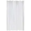 Image de Rideau de douche blanc haute résistance plastique blanc 180x200 cm