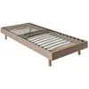 Image de Sommier kit décor effet chêne clair 90 x 190 cm