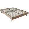 Image de Sommier kit décor effet chêne clair 160 x 200 cm