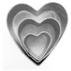 Image de 3 mini emporte-pièces coeurs en inox