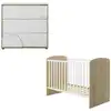 Image de Ensemble duo lit 70x140 - commode 3 tiroirs