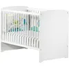 Image de Lit bébé têtes panneaux New Basic blanc (60 x 120 cm)