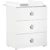 Image de Commode à langer New Basic Boutons étoile gris