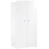 Image de Armoire 2 portes New Basic Boutons boule blanc