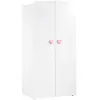 Image de Armoire 2 portes New Basic Boutons coeur rose
