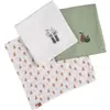 Image de Lot de 3 langes en coton bio Botanica (70 x 70 cm)