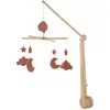 Image de Mobile musical bébé en bois avec 4 jouets
