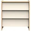 Image de Commode 3 tiroirs façades inclinées en bois décor chêne miel